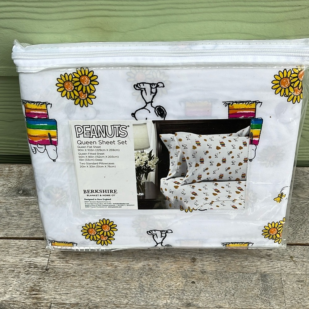 Peanuts Queen Sheet Set